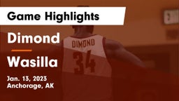 Dimond  vs Wasilla  Game Highlights - Jan. 13, 2023