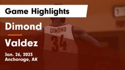 Dimond  vs Valdez  Game Highlights - Jan. 26, 2023
