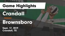 Crandall  vs Brownsboro  Game Highlights - Sept. 17, 2019