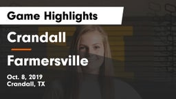 Crandall  vs Farmersville  Game Highlights - Oct. 8, 2019