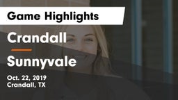 Crandall  vs Sunnyvale  Game Highlights - Oct. 22, 2019