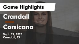 Crandall  vs Corsicana  Game Highlights - Sept. 22, 2020