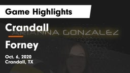 Crandall  vs Forney  Game Highlights - Oct. 6, 2020