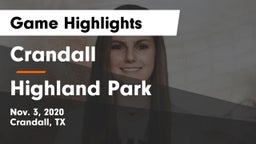 Crandall  vs Highland Park  Game Highlights - Nov. 3, 2020