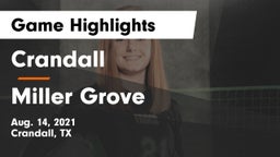 Crandall  vs Miller Grove Game Highlights - Aug. 14, 2021