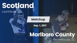 Matchup: Scotland vs. Marlboro County  2017