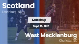 Matchup: Scotland vs. West Mecklenburg  2017
