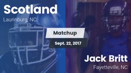 Matchup: Scotland vs. Jack Britt  2017