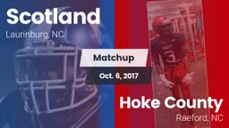 Matchup: Scotland vs. Hoke County  2017