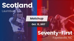 Matchup: Scotland vs. Seventy-First  2017