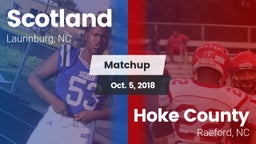 Matchup: Scotland vs. Hoke County  2018