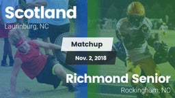 Matchup: Scotland vs. Richmond Senior  2018