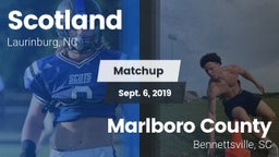 Matchup: Scotland vs. Marlboro County  2019