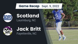 Recap: Scotland  vs. Jack Britt  2022