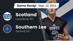 Recap: Scotland  vs. Southern Lee  2022