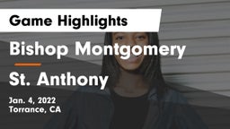 Bishop Montgomery  vs St. Anthony  Game Highlights - Jan. 4, 2022