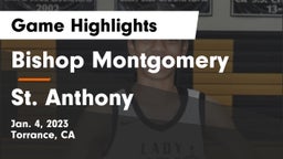 Bishop Montgomery  vs St. Anthony  Game Highlights - Jan. 4, 2023