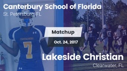 Matchup: Canterbury vs. Lakeside Christian  2017