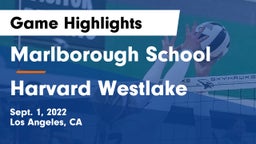 Marlborough School vs Harvard Westlake Game Highlights - Sept. 1, 2022