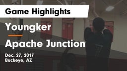 Youngker  vs Apache Junction  Game Highlights - Dec. 27, 2017