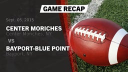 Recap: Center Moriches  vs. Bayport-Blue Point  2015