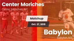 Matchup: Center Moriches vs. Babylon  2018