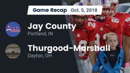Recap: Jay County  vs. Thurgood-Marshall  2018