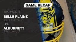Recap: Belle Plaine  vs. Alburnett  2016