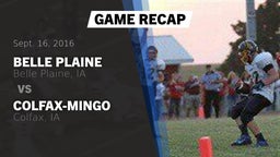 Recap: Belle Plaine  vs. Colfax-Mingo  2016