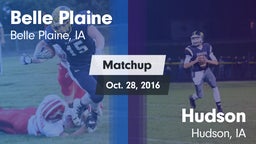 Matchup: Belle Plaine vs. Hudson  2016