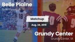 Matchup: Belle Plaine vs. Grundy Center  2018
