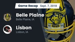Recap: Belle Plaine  vs. Lisbon  2018