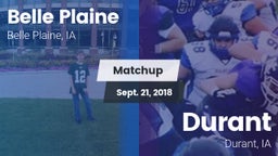 Matchup: Belle Plaine vs. Durant  2018