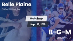 Matchup: Belle Plaine vs. B-G-M  2018