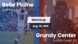 Matchup: Belle Plaine vs. Grundy Center  2019