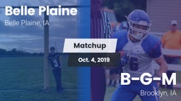 Matchup: Belle Plaine vs. B-G-M  2019