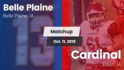 Matchup: Belle Plaine vs. Cardinal  2019