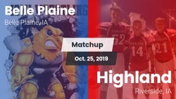 Matchup: Belle Plaine vs. Highland  2019