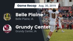 Recap: Belle Plaine  vs. Grundy Center  2019