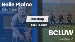 Matchup: Belle Plaine vs. BCLUW  2020