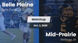 Matchup: Belle Plaine vs. Mid-Prairie  2020