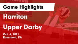 Harriton  vs Upper Darby  Game Highlights - Oct. 6, 2021
