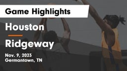 Houston  vs Ridgeway  Game Highlights - Nov. 9, 2023