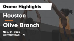 Houston  vs Olive Branch  Game Highlights - Nov. 21, 2023