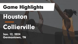 Houston  vs Collierville  Game Highlights - Jan. 12, 2024