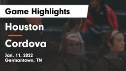 Houston  vs Cordova  Game Highlights - Jan. 11, 2022