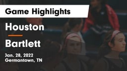 Houston  vs Bartlett  Game Highlights - Jan. 28, 2022