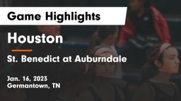 Houston  vs St. Benedict at Auburndale   Game Highlights - Jan. 16, 2023