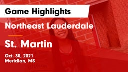 Northeast Lauderdale  vs St. Martin  Game Highlights - Oct. 30, 2021