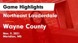 Northeast Lauderdale  vs Wayne County  Game Highlights - Nov. 9, 2021